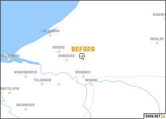map of Befara
