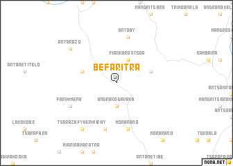 map of Befaritra