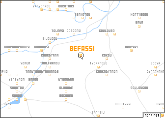 map of Bèfassi