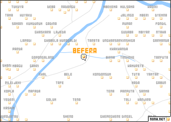 map of Befera