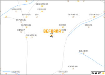 map of Béfoara