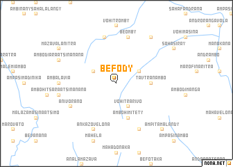 map of Befody