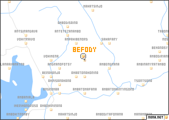 map of Befody