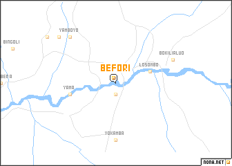 map of Befori