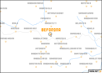 map of Beforona