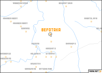 map of Befotaka