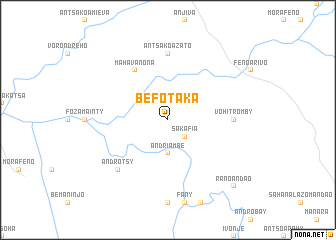 map of Befotaka