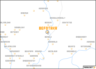 map of Befotaka