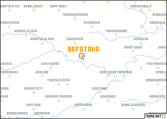 map of Befotaka