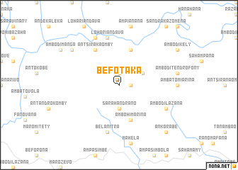 map of Befotaka