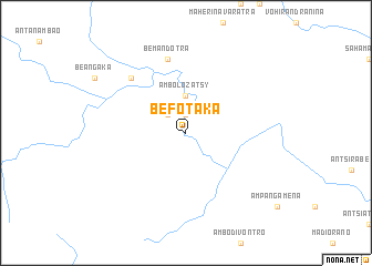 map of Befotaka
