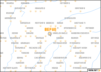 map of Befwe