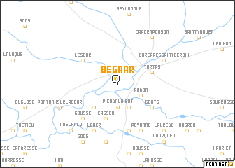 map of Bégaar