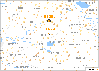 map of Begaj