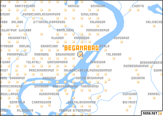 map of Begamābād