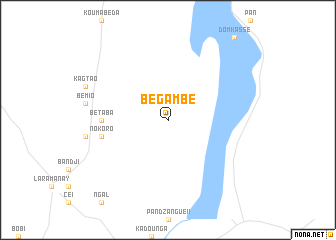 map of Bégambé