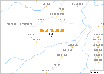 map of Begamoudou