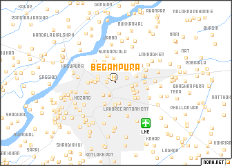 map of Begampura