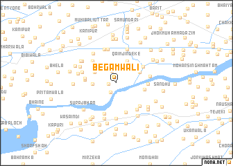 map of Begamwāli