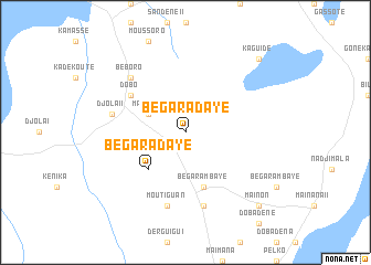 map of Bégara-Daye