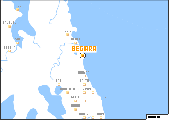 map of Begara