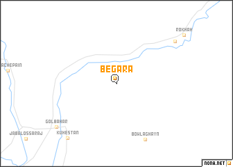 map of Begarā