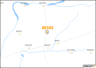 map of Begās