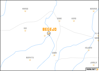 map of Begejo