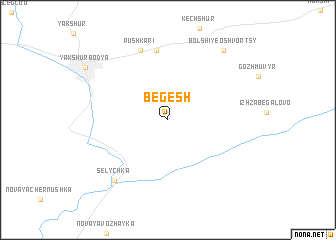map of Begesh
