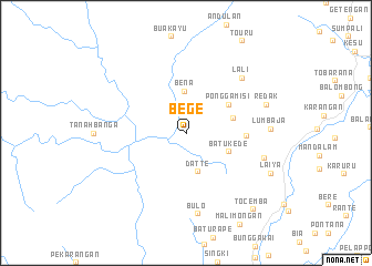 map of Bege