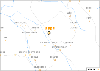 map of Bege