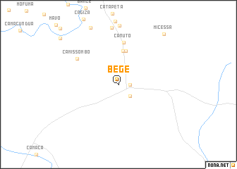 map of Bege