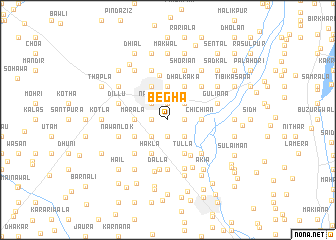 map of Begha