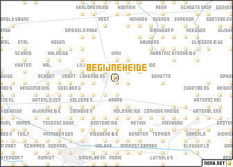 map of Begijneheide