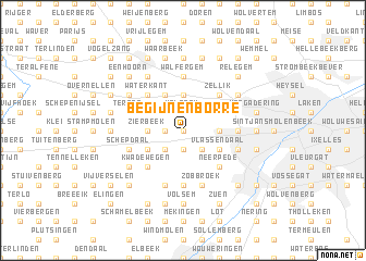 map of Begijnenborre