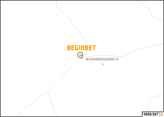 map of Begimbet