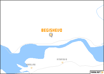 map of Begishevo