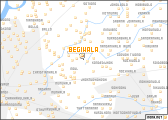 map of Begiwāla