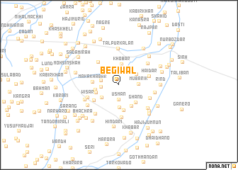 map of Begiwāl