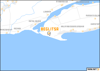 map of Beglitsa