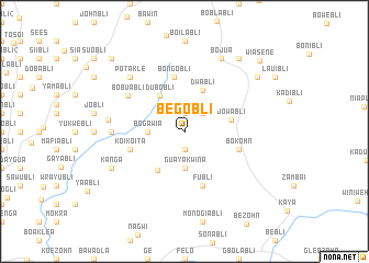 map of Begobli