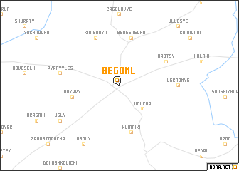 map of Begomlʼ