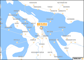 map of Bégou