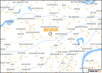 map of Begpur