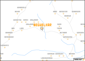 map of Beguelkar