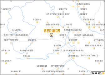 map of Béguios