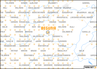 map of Begunia