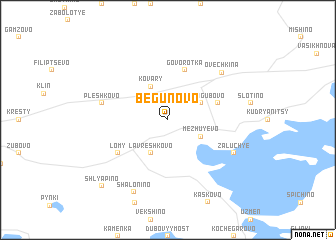 map of Begunovo