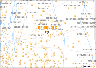 map of Behaiwāla