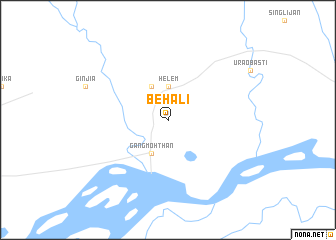 map of Behāli